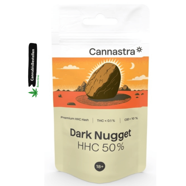 Cannastra HHC Dark Nugget Hash 50%