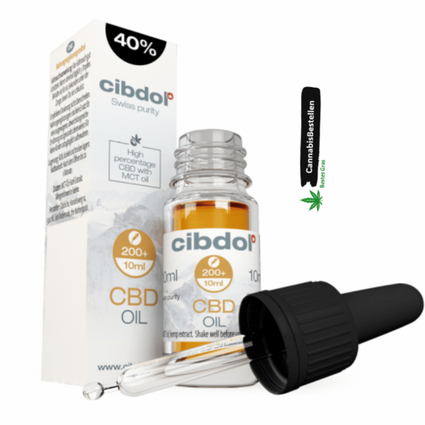 Cibdol MCT Kokosöl mit 40% CBD, 3800 mg, (10 ml)