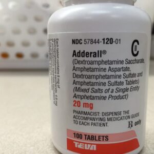 Amphetamine Dextroamphetamine (Adderall) 100 tab