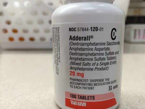 Amphetamine Dextroamphetamine (Adderall) 100 tab