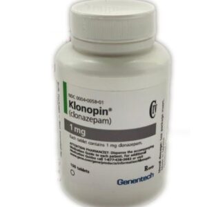Clonazepam Klonopin 100 tab