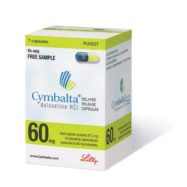 Duloxetine (Cymbalta) – Depression/chronic pain.