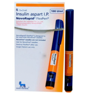 Insulin Aspart (NovoLog) – Rapid-acting insulin.
