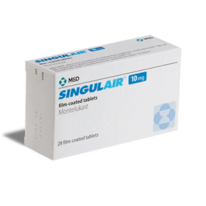 Montelukast (Singulair) – Asthma/allergies.